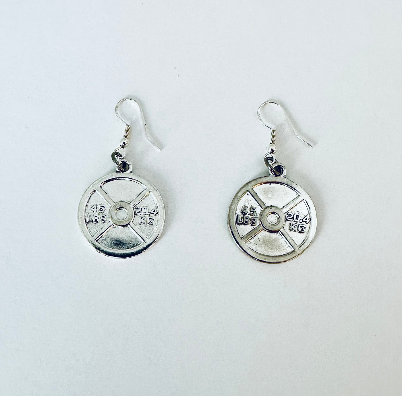 Silver Weight Place Earrings