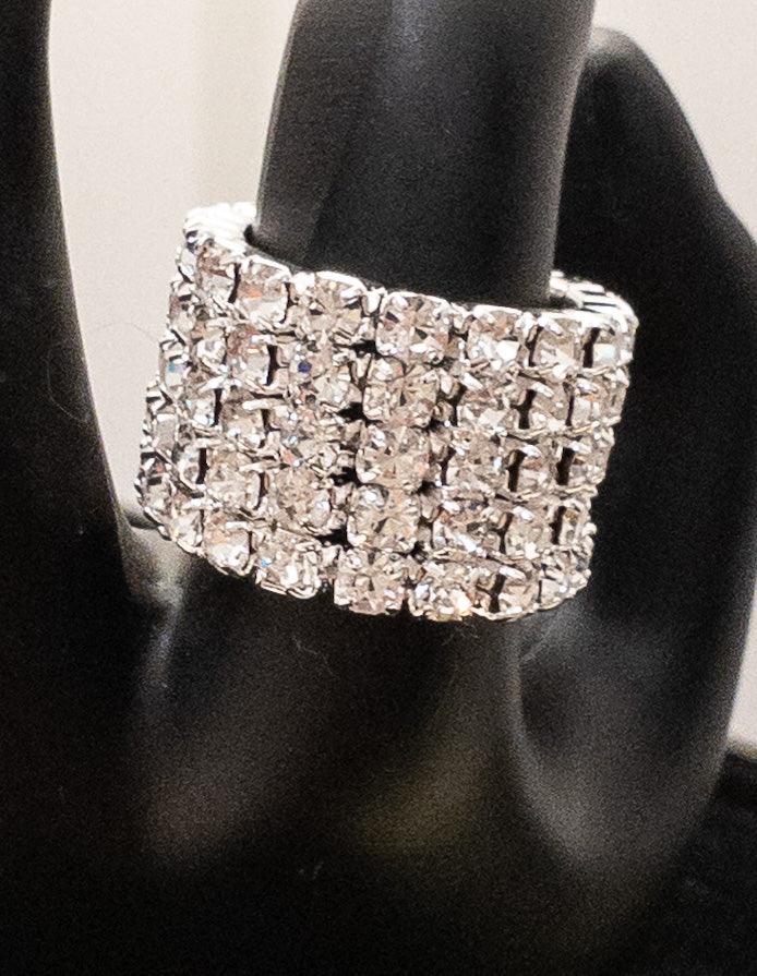 Competition Jewelry Silver Cubic Zirconia Ring - Brent's Bling