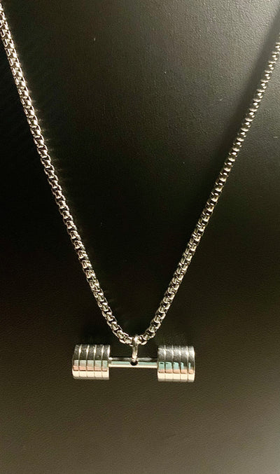 Dumbbell Necklace (5 plate)