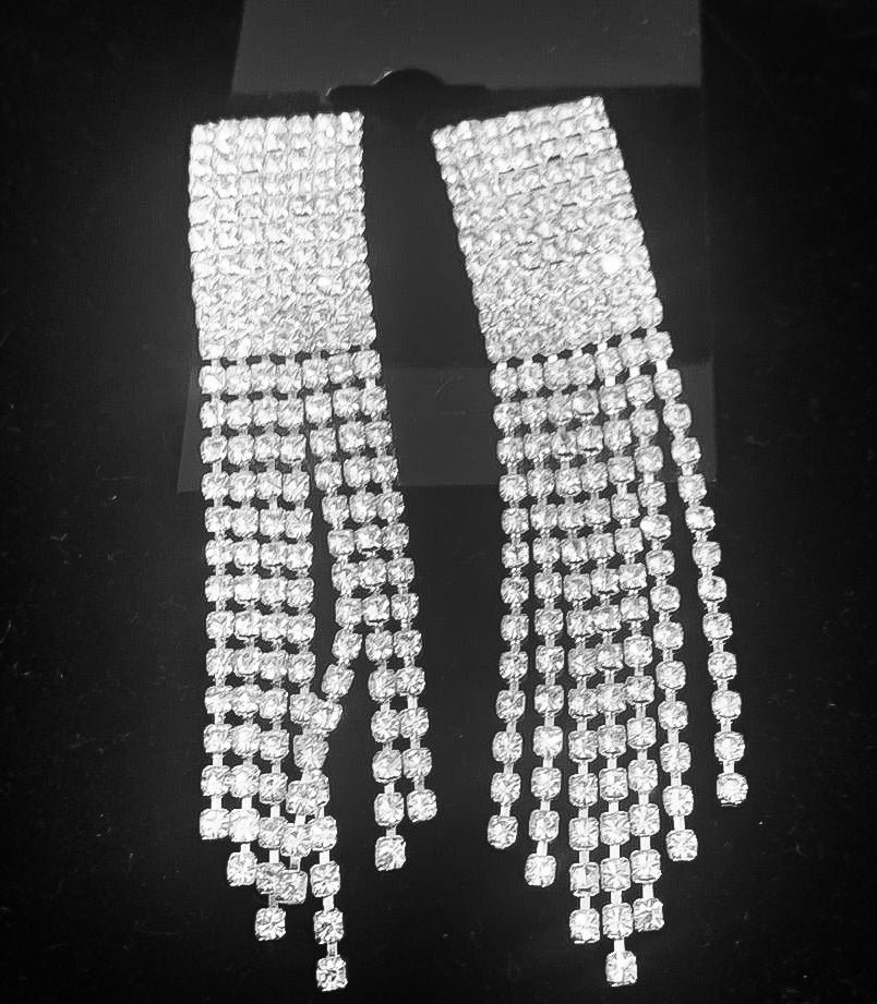 Wettkampfschmuck Silberohrringe
