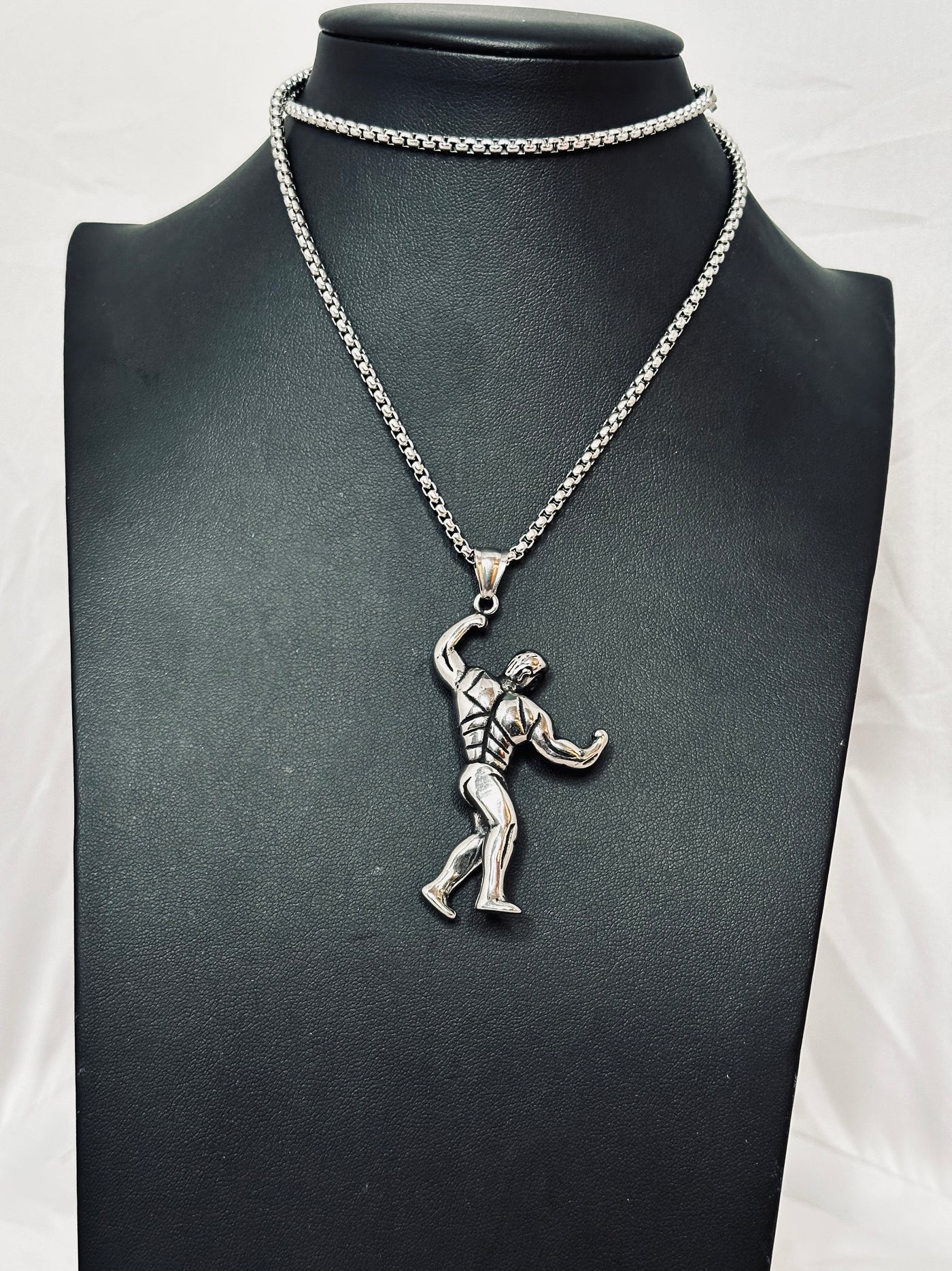 Muscle Man Posing Necklace