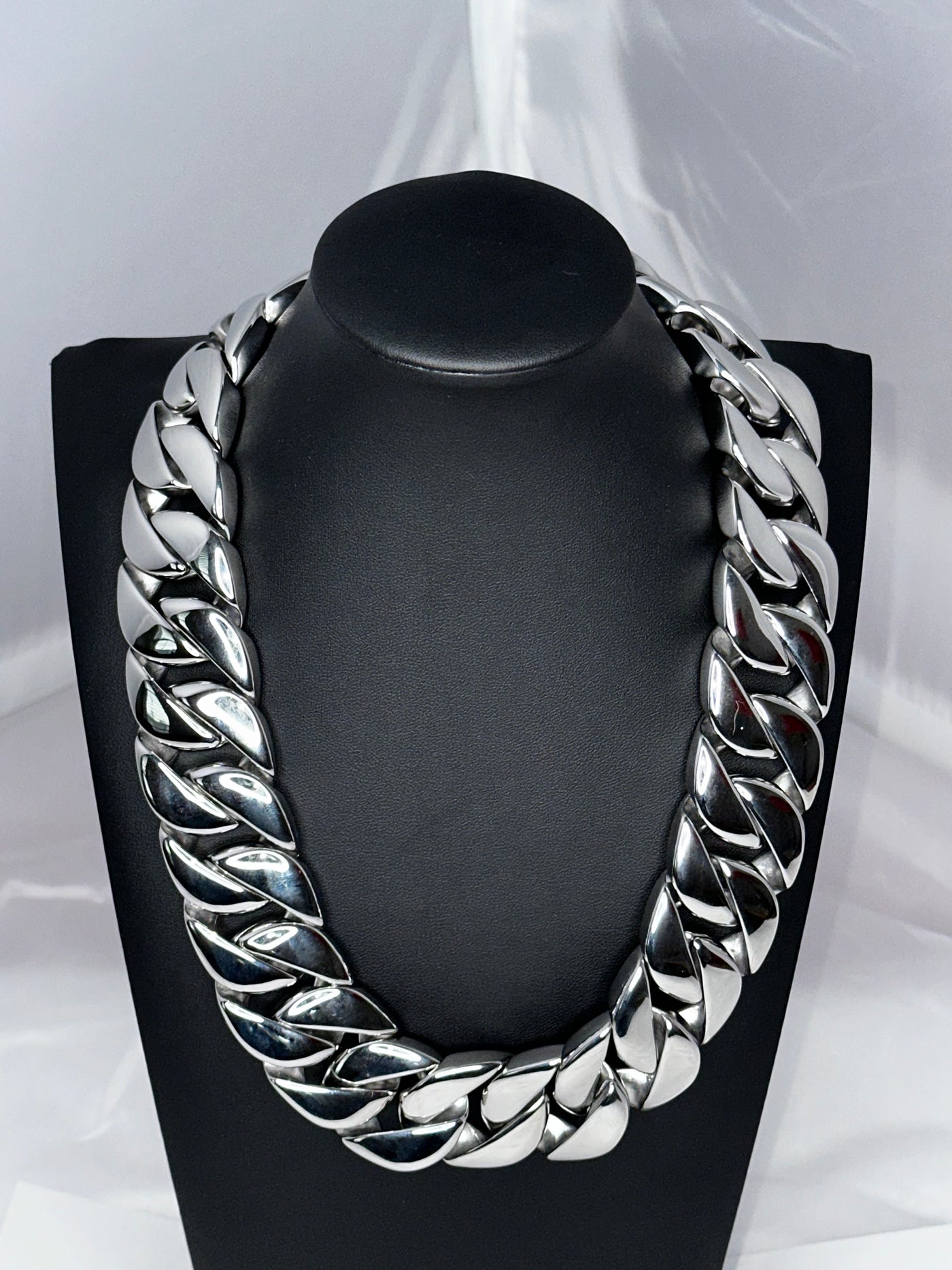 Heavy Duty Silver Stainless Steel Chain Necklace