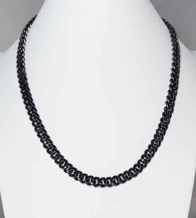 Brent Blingin musta jääkuubalainen linkkiketju, 24 tuuman jääemaili messingikaulakoru
