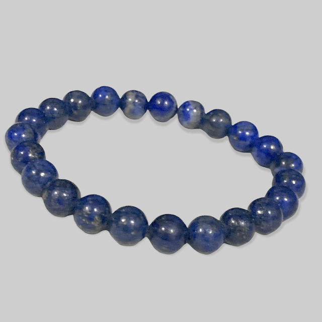 Lapis Lazuli Blue Bead Bracelet - Brent's Bling