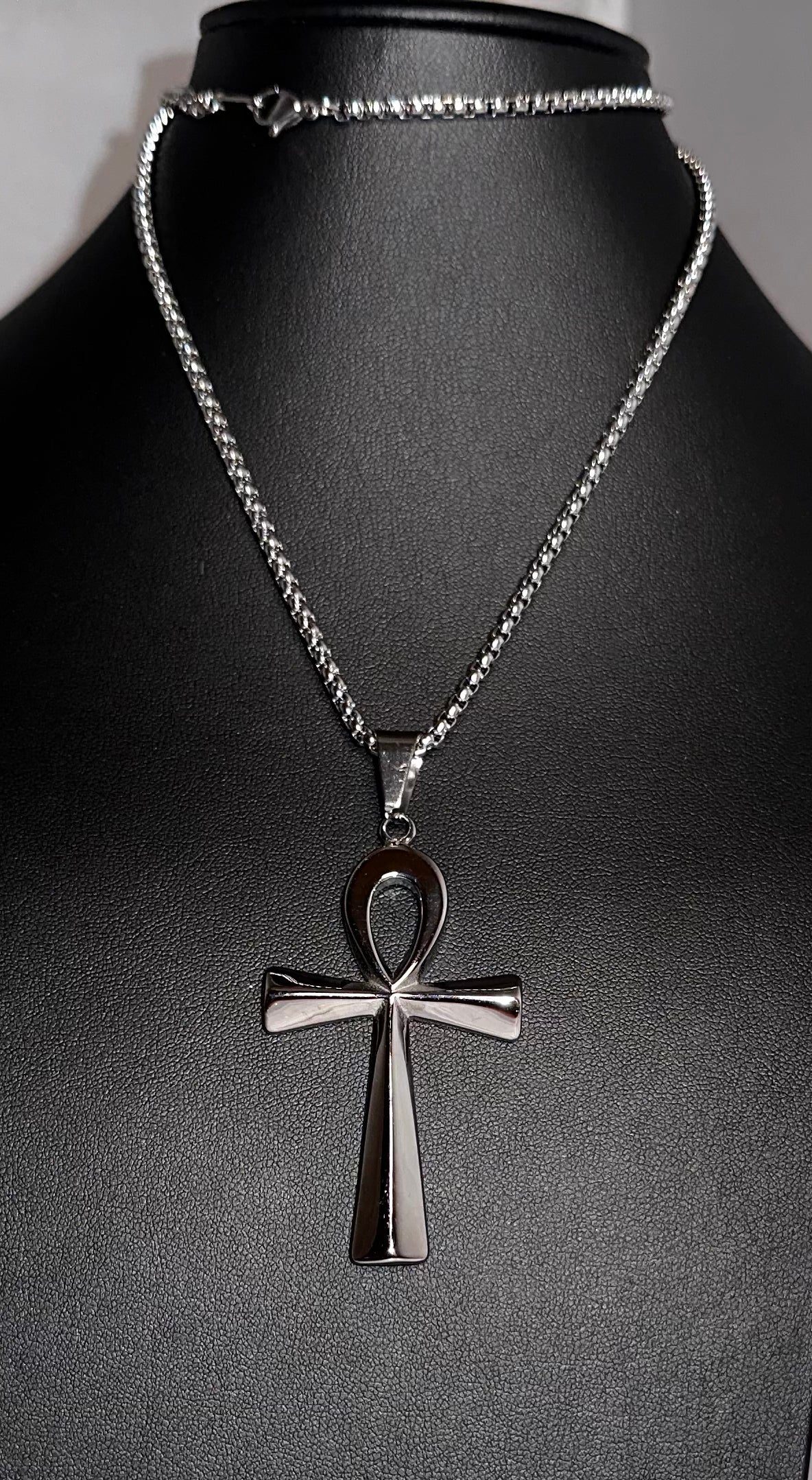 Ankh Cross Necklace (lg) - Brent's Bling